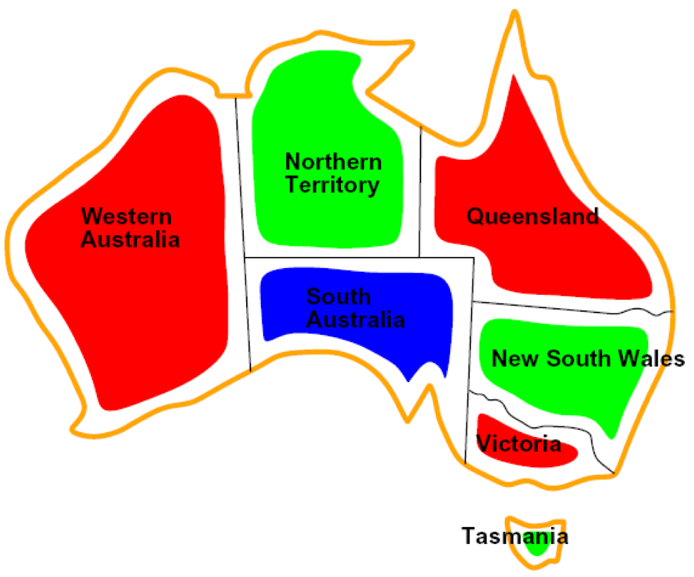 Australia Map Coloring CSP